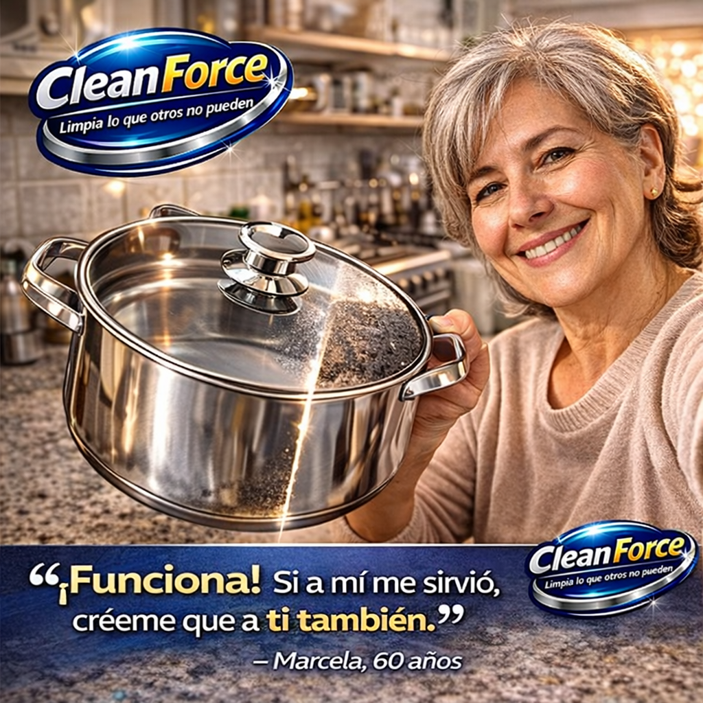 CleanForce - Pasta Antigrasa de Cocina - "Limpia lo que otros no pueden"