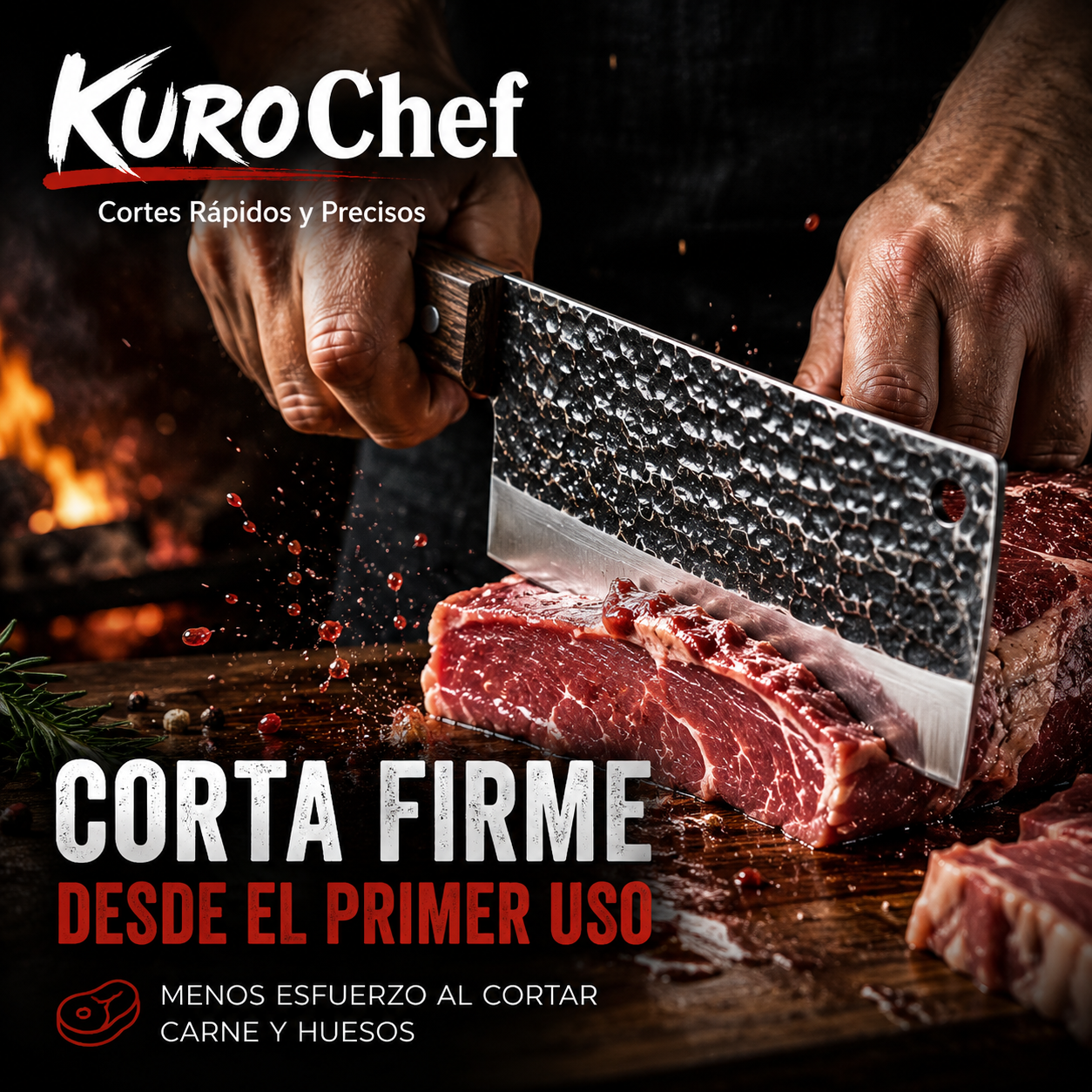 KuroChef - Cuchillo Japonés - Cortes Rápidos y Precisos