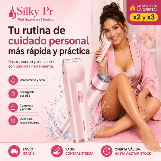 Silky Pro - Rasuradora femenina - Piel Suave en Minutos