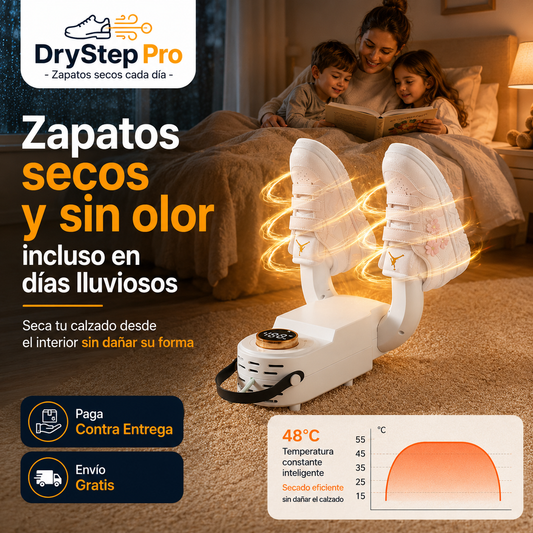 DryStep Pro - Secador Portátil de zapatos - Zapatos secos cada día