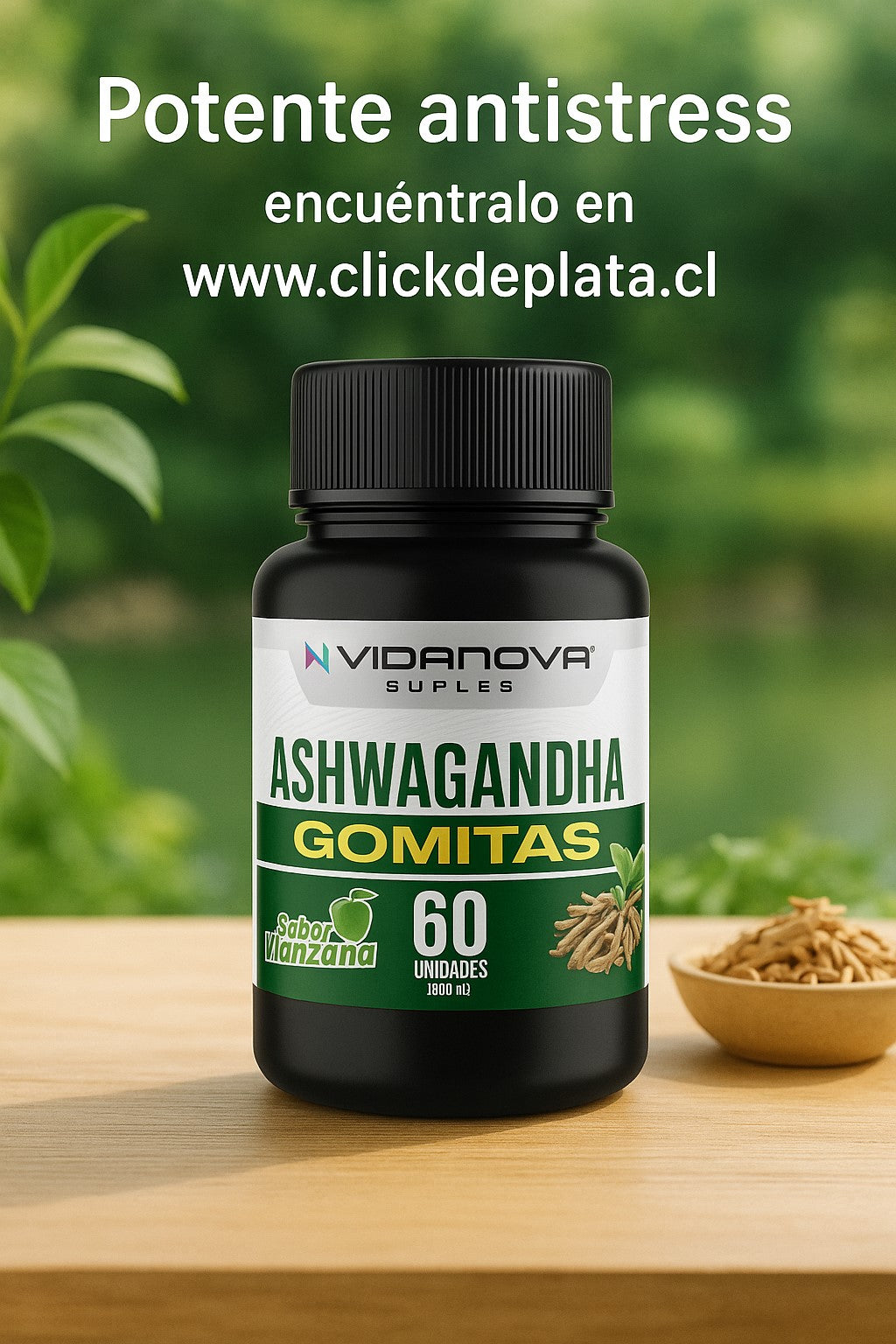 Ashwagandha: Gomitas de Bienestar