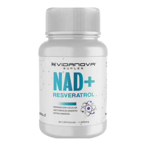 NAD+ Resveratrol-"Activa tu energía celular y rejuvenece desde adentro" (Cápsulas)