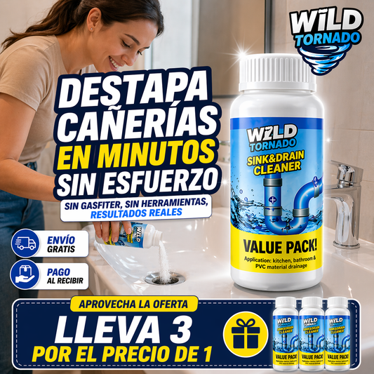 POLVO DESTAPADOR DE CAÑERIAS -  Tu solución Urgente!