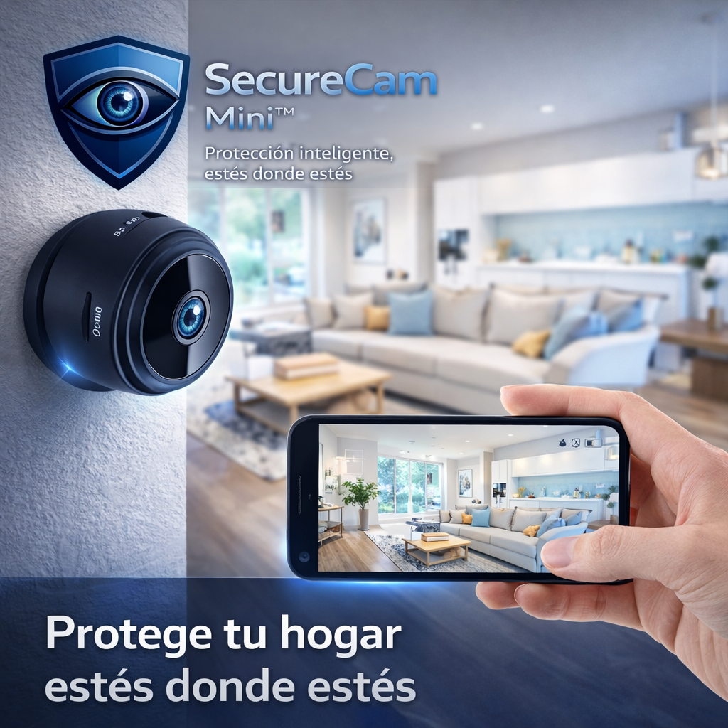 SecureCam Mini™ -™ “Protección Inteligente, estés donde estés”