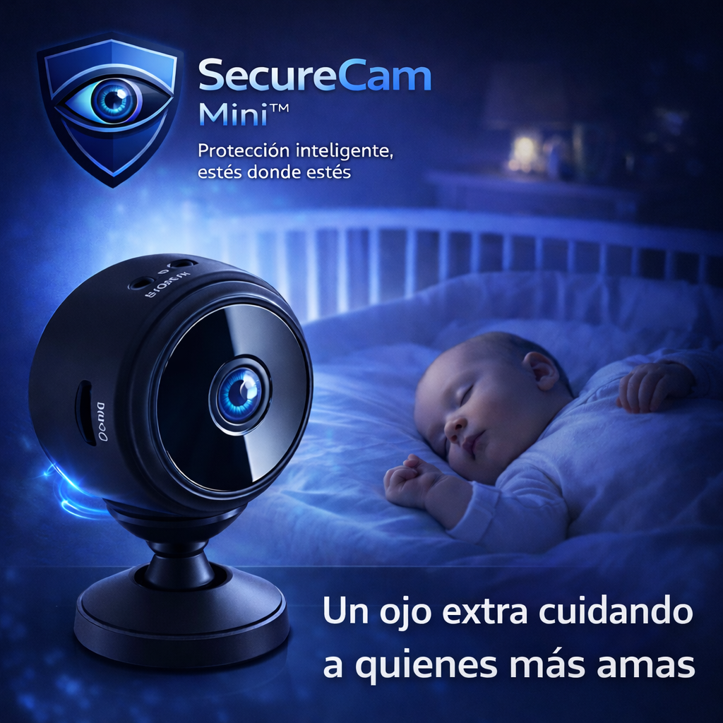 SecureCam Mini™ -™ “Protección Inteligente, estés donde estés”