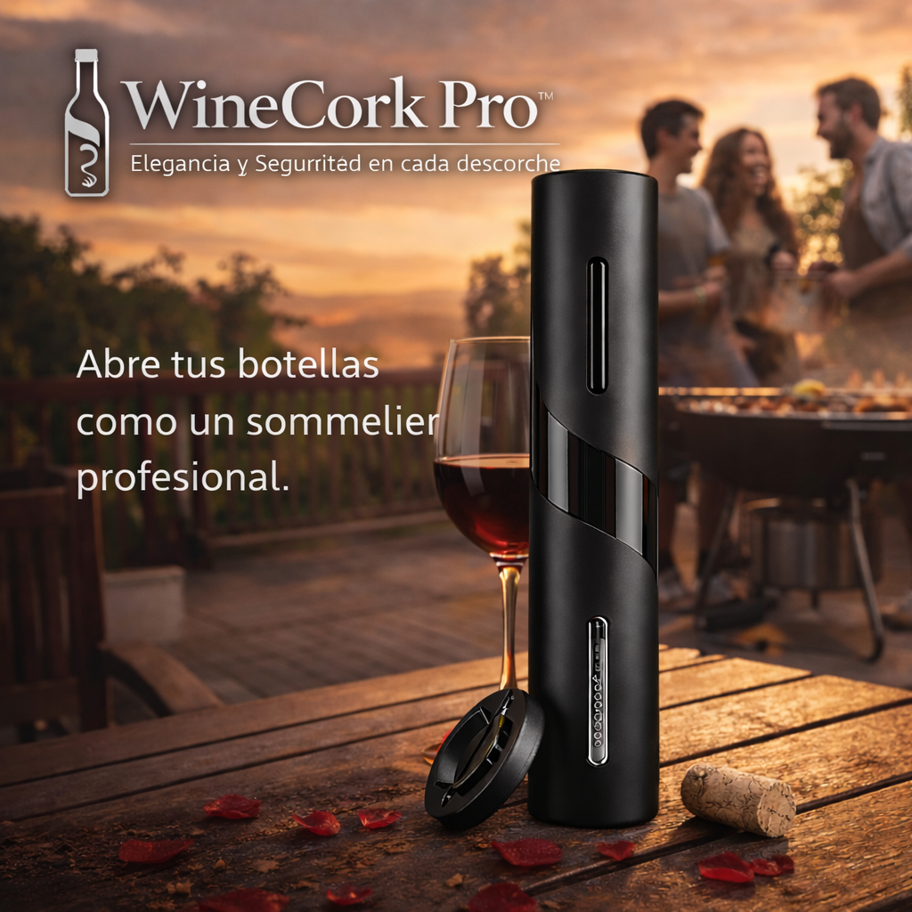 WineCork Pro™ - Elegancia y Seguridad en cada Descorche