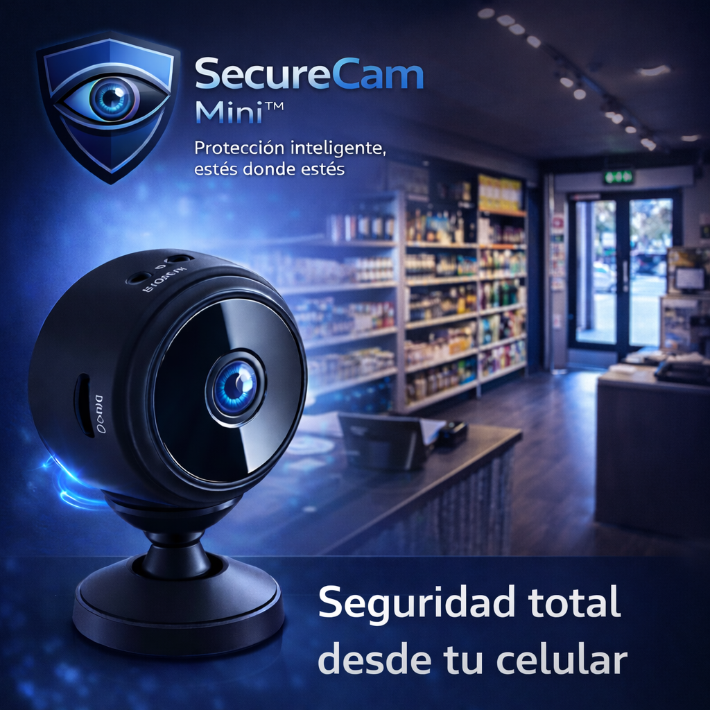 SecureCam Mini™ -™ “Protección Inteligente, estés donde estés”