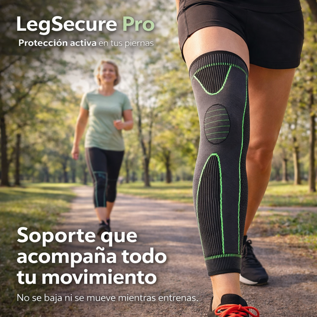LegSecure Pro - 2 Rodilleras Largas - Protección activa en tus piernas