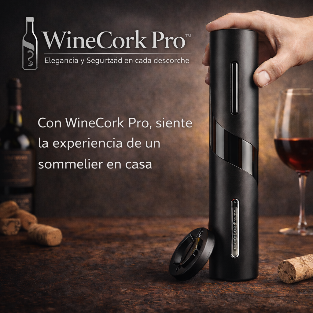 WineCork Pro™ - Elegancia y Seguridad en cada Descorche