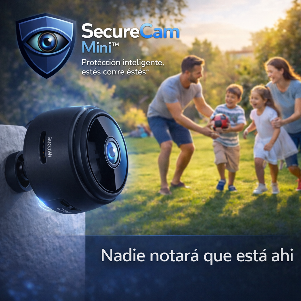 SecureCam Mini™ -™ “Protección Inteligente, estés donde estés”
