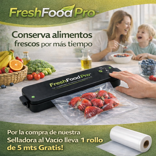 FreshFood Pro – Selladora al Vacío -Tus alimentos frescos por mas tiempo