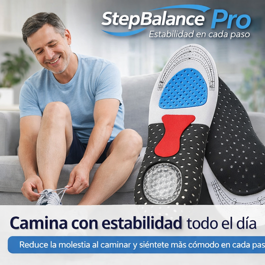 StepBalance Pro - Plantillas Gel Ortopédicas - "Estabilidad en cada paso" (desde la talla 35 a la 40)