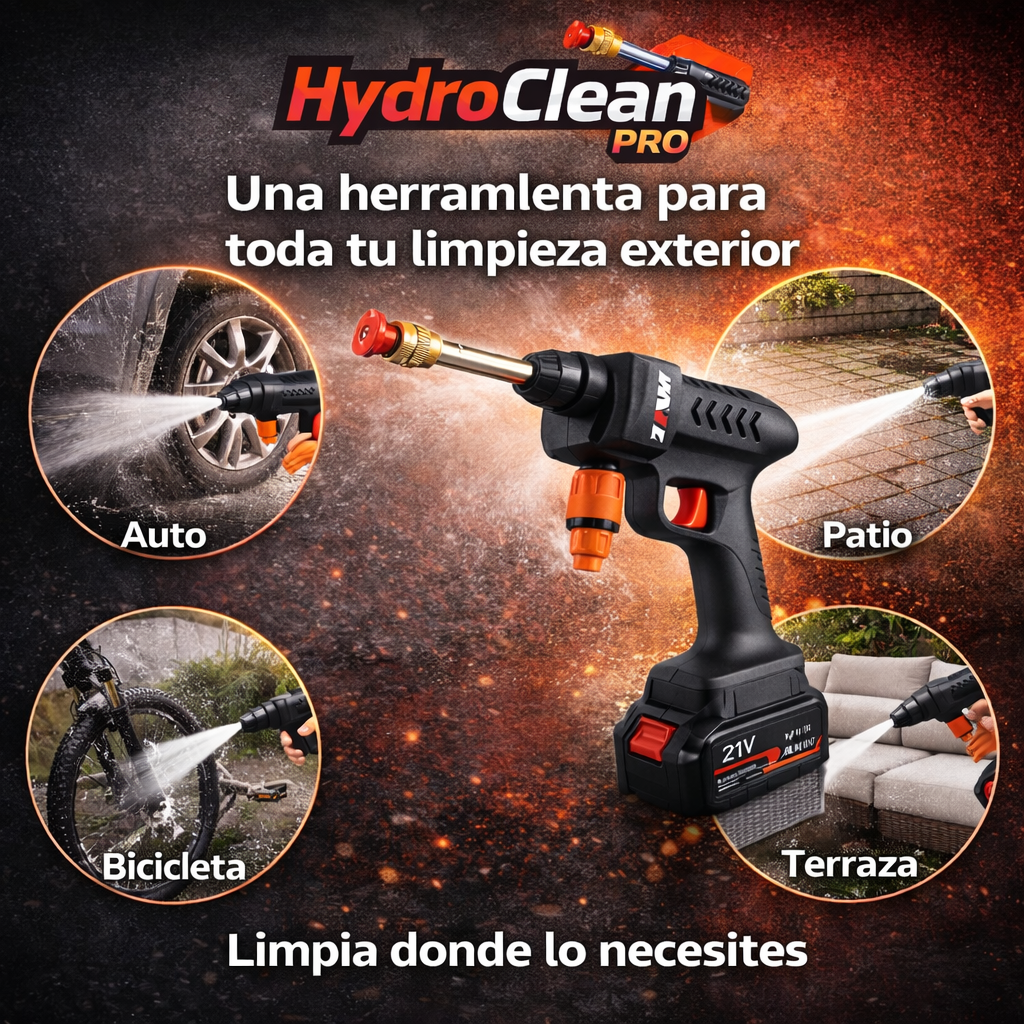 HydroClean Pro - "Potencia Portátil para limpiar"