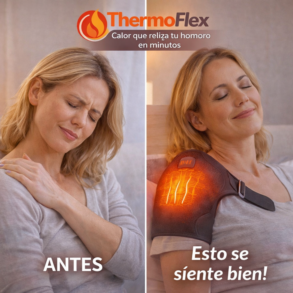 ThermoFlex -  Hombrera Térmica USB - "Calor que relaja tu hombro en minutos"