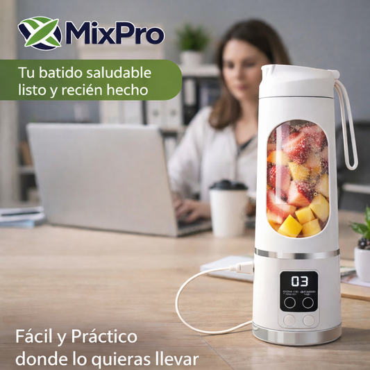 MixPro - Licuadora Portátil - "Tu Batido saludable siempre listo"