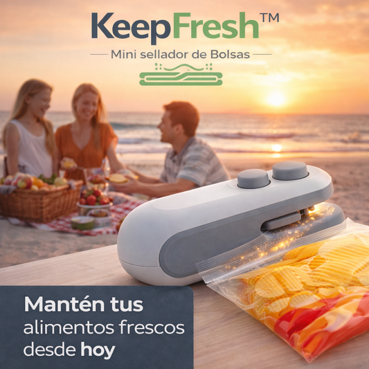 KeepFresh™ - Mini Sellador de Bolsas