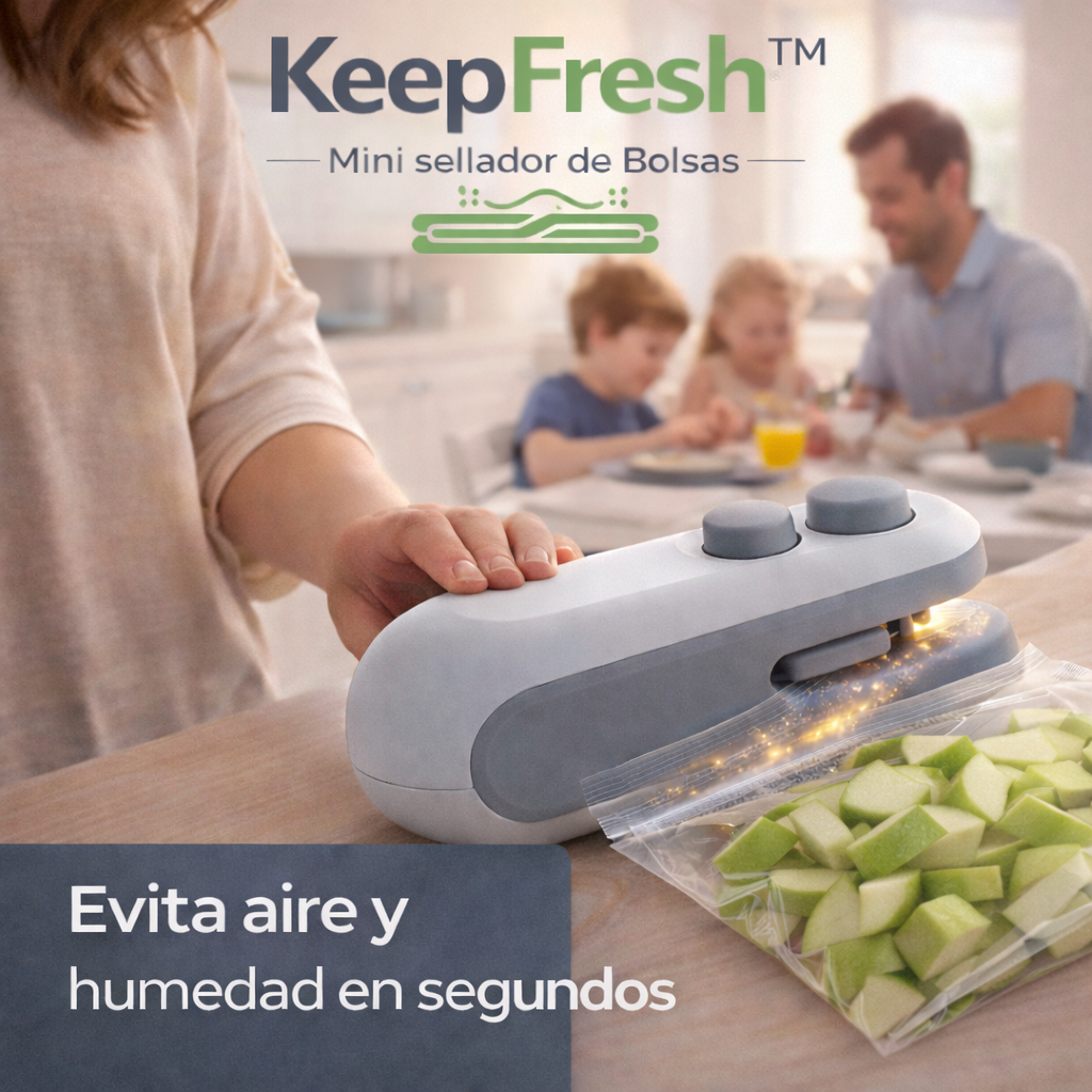 KeepFresh™ - Mini Sellador de Bolsas