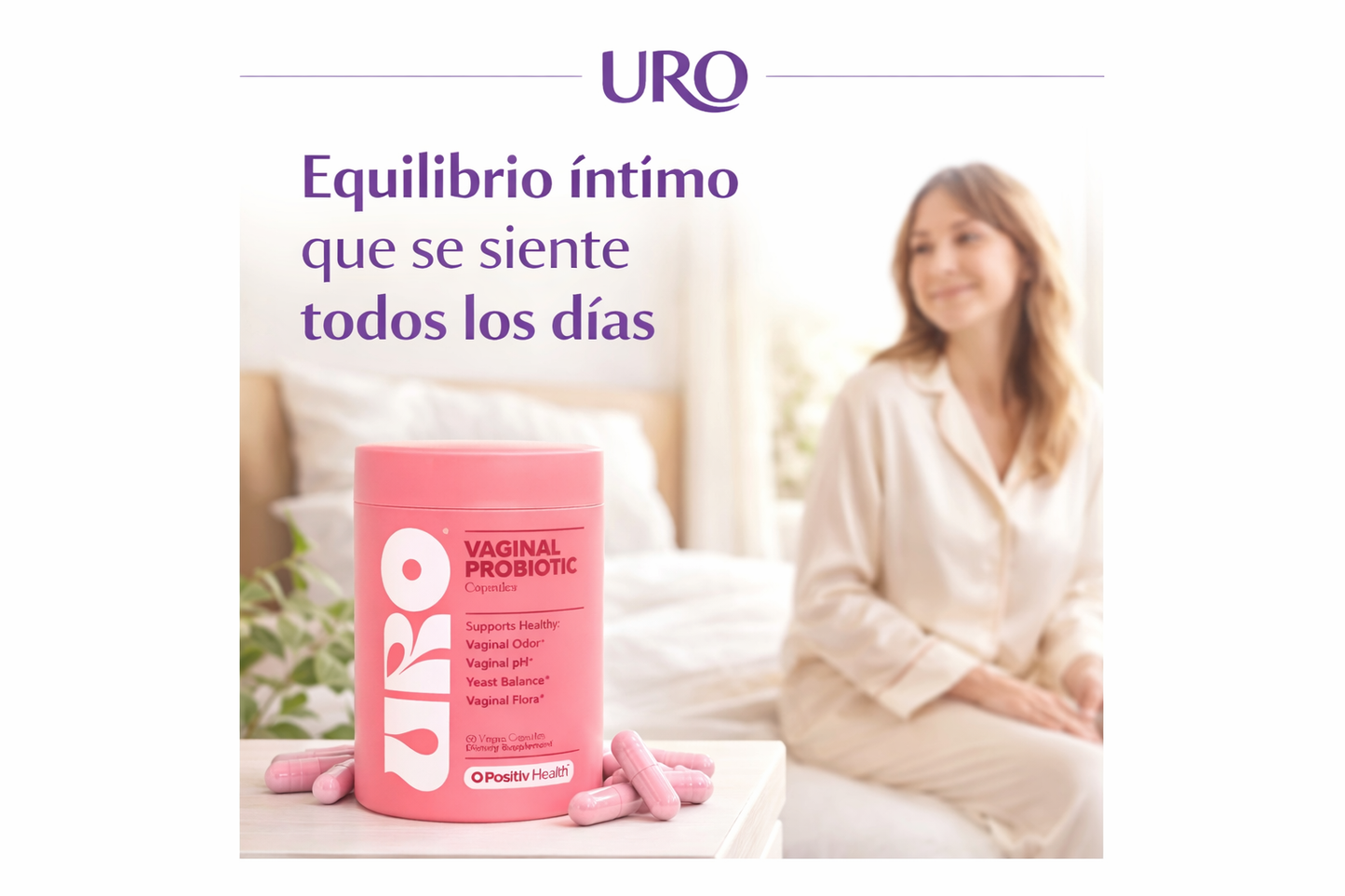 "URO"- Probiótico Vaginal- "Tu cuidado Intimo"